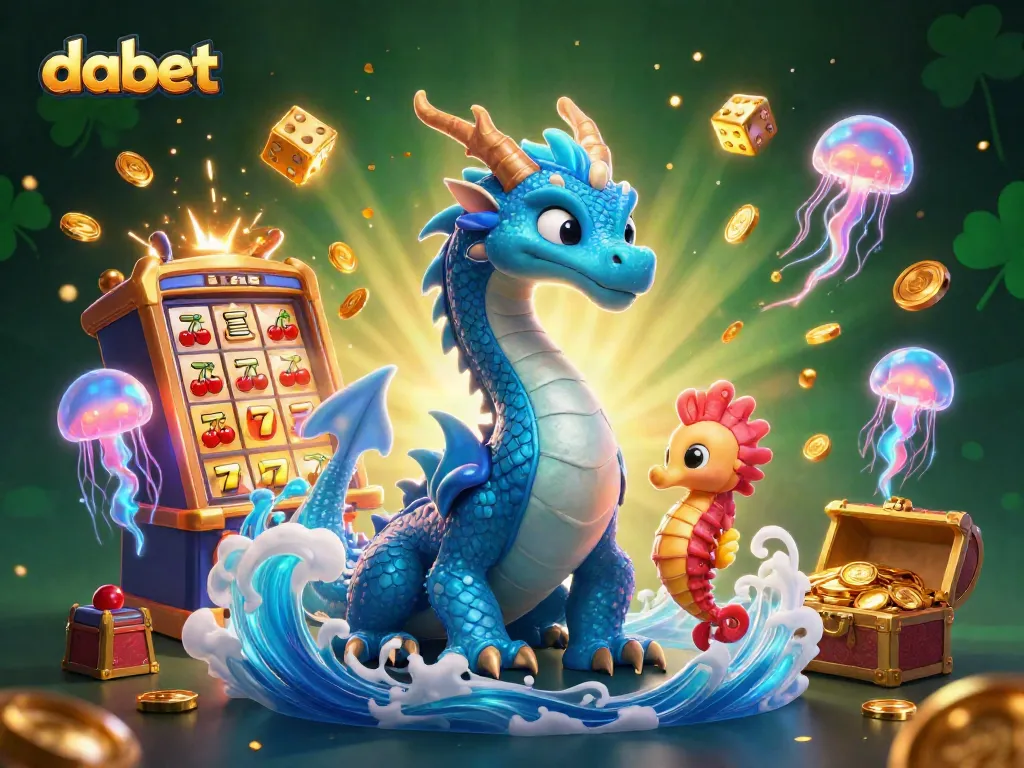 Experience winning moments at dabet with vibrant slot machines and magical sea creatures.