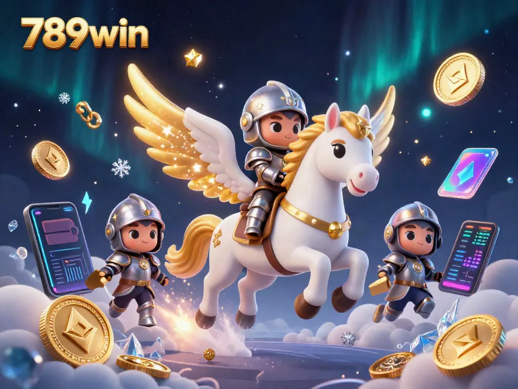 Bet on 789win with dynamic celestial imagery and crypto elements