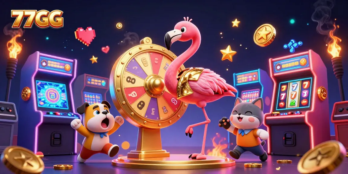 Experience the excitement of 77GG with vibrant winning moments from a lively casino and game show scene.