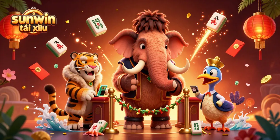 Experience exciting sunwin tài xỉu gaming with vibrant characters and dynamic casino elements.