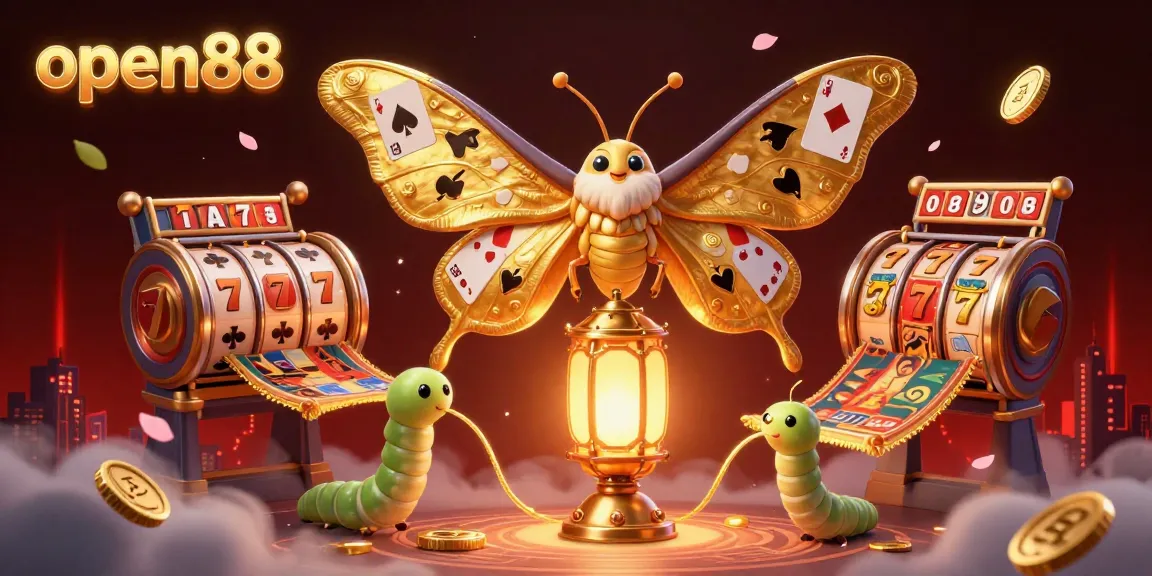 Experience the thrill of open88 with vibrant 3D casino characters and jackpot elements in a rich gaming scene.