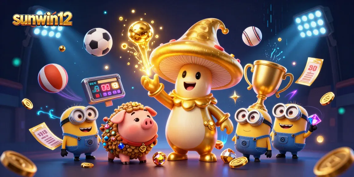 Engage in thrilling gameplay with sunwin12 as the magical mushroom wizard conjures golden rewards.