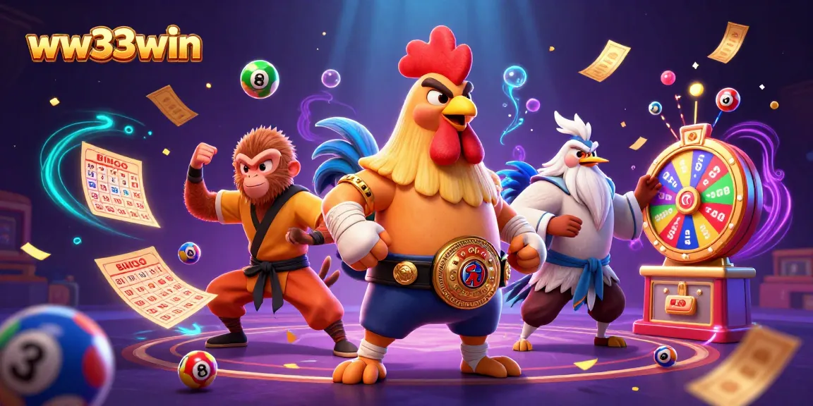 Experience thrilling gambling moments at ww33win with colorful lottery balls and dynamic prizes.